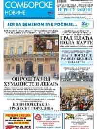 Somborske novine - broj 3387, 24. maj 2019.