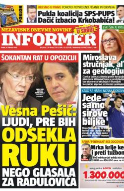 Informer - broj 1156, 19. feb 2016.
