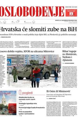 Oslobođenje - broj 25881, 15. dec 2018.