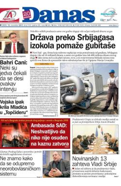 Danas - broj 7352, 15. nov 2017.