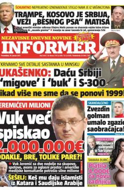 Informer - broj 1449, 30. jan 2017.
