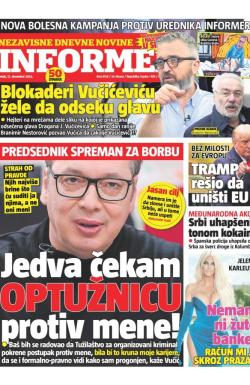 Informer - broj 4158, 12. dec 2025.