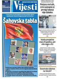 Vijesti - broj 8094, 19. okt 2020.