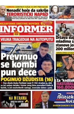 Informer - broj 4122, 30. okt 2025.