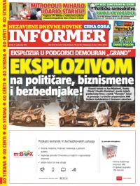 Informer CG - broj 1023, 11. sep 2015.