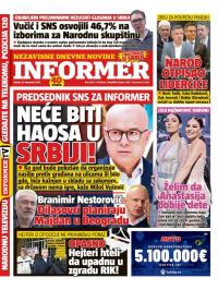 Informer - broj 3554, 19. dec 2023.