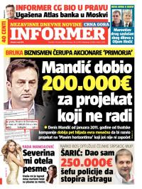 Informer CG - broj 608, 6. maj 2014.