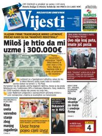 Vijesti - broj 6355, 3. dec 2015.