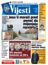 Vijesti - broj 5752, 3. apr 2014.