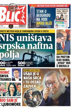 Blic - broj 7250, 21. apr 2017.
