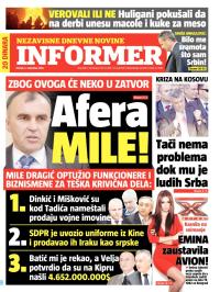 Informer - broj 460, 5. nov 2013.