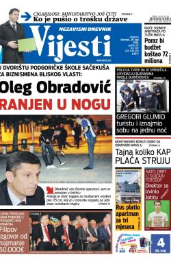 Vijesti - broj 6167, 28. maj 2015.