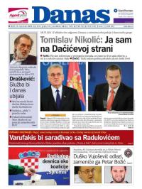 Danas - broj 6554, 9. sep 2015.