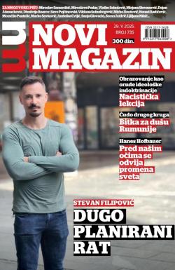Novi magazin - broj 735, 29. maj 2025.