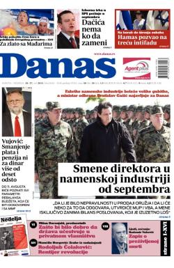 Danas - broj 6144-6145, 26. jul 2014.