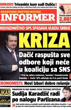 Informer - broj 142, 22. okt 2012.