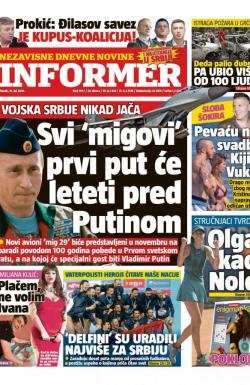 Informer - broj 1907, 31. jul 2018.