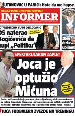Informer - broj 113, 18. sep 2012.