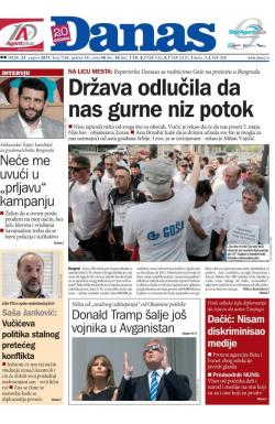 Danas - broj 7268, 23. avg 2017.