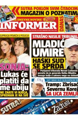 Informer - broj 1632, 5. sep 2017.