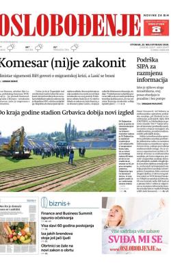 Oslobođenje - broj 25677, 22. maj 2018.