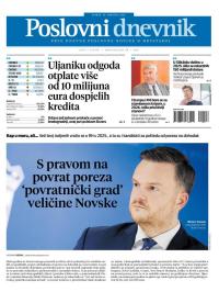 Poslovni Dnevnik - broj 5497, 30. dec 2025.