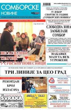 Somborske novine - broj 3110, 31. jan 2014.