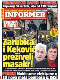 Informer CG - broj 1184, 23. mar 2016.