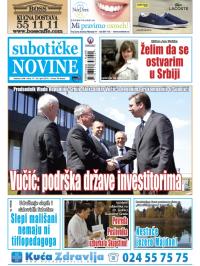 Nove Subotičke novine - broj 17, 24. apr 2015.