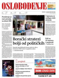 Oslobođenje - broj 25750, 4. avg 2018.