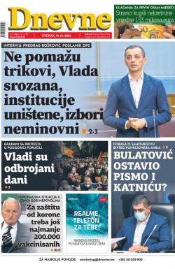 Dnevne novine - broj 3127, 19. okt 2021.