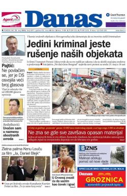 Danas - broj 6811, 23. maj 2016.