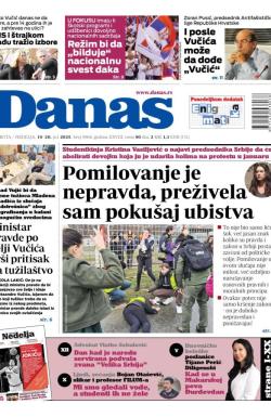 Danas - broj 9968, 19. jul 2025.