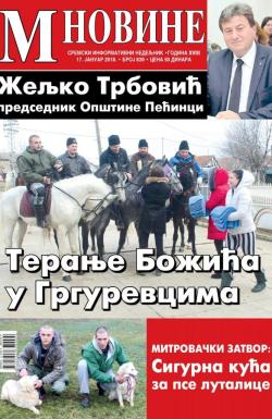 M Novine, Sr. Mitrovica - broj 839, 17. jan 2018.