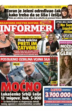 Informer - broj 1704, 28. nov 2017.