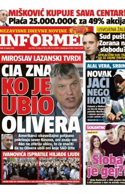 Informer - broj 1746, 19. jan 2018.