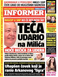 Informer CG - broj 743, 10. okt 2014.