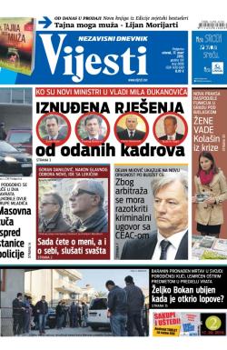 Vijesti - broj 6096, 17. mar 2015.