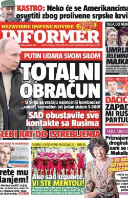 Informer - broj 1351, 5. okt 2016.
