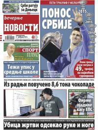 Večernje novosti - broj 1429, 2. feb 2015.