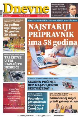 Dnevne novine - broj 3178, 17. dec 2021.