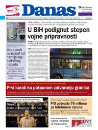 Danas - broj 6626, 20. nov 2015.