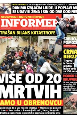 Informer - broj 619, 19. maj 2014.