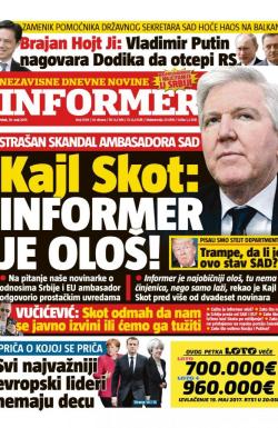 Informer - broj 1539, 19. maj 2017.