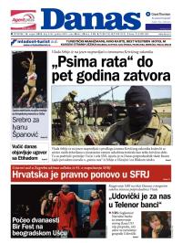 Danas - broj 6163, 14. avg 2014.