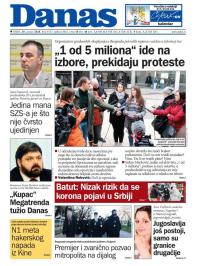 Danas - broj 8157, 29. jan 2020.