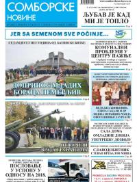 Somborske novine - broj 3412, 15. nov 2019.