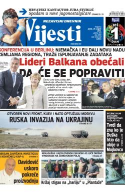 Vijesti - broj 5899, 29. avg 2014.