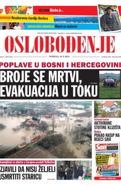 Oslobođenje - broj 24.229, 18. maj 2014.