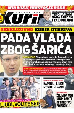 Kurir - broj 3335, 6. jan 2013.